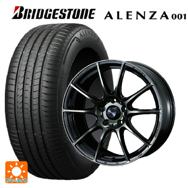 トヨタ アルファード(30系)用 235/50R18 97V ブリヂストン アレンザ001 正規品 # ウェッズ ウェッズスポーツ SA25R WBC 新品サマータイヤホイール 4本セット