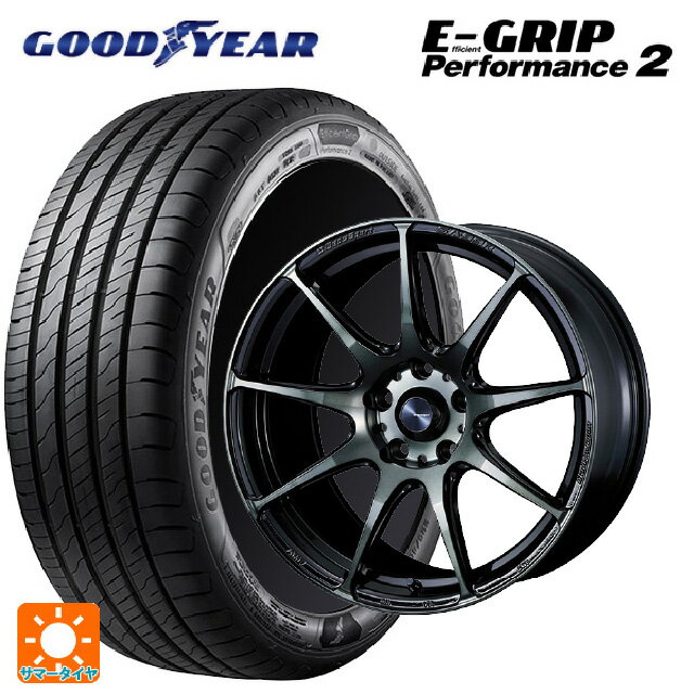 185/60R16 86H グッドイヤー エフィシェントグリップ パフォーマンス2 # ウェッズ ウェッズスポーツ SA99R WBC 16-6.5J 国産車用 サマータイヤホイール4本セット