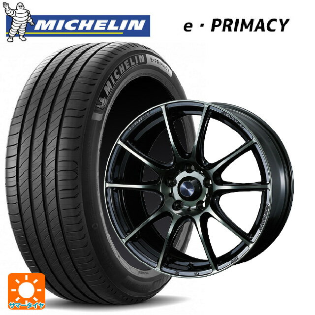 スバル レヴォーグ(VN系)用 215/50R17 95W XL ミシュラン 正規品 Eプライマシー ウェッズスポーツ SA25R WBC 新品サマータイヤホイール 4本セット