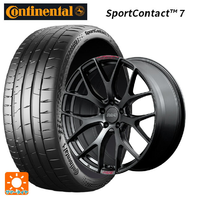 225/35R20 90Y XL コンチネンタル スポーツコンタクト 7 正規品 レイズ ホムラ 2X7FT スポーツエディション B7J 20-8.5J 国産車用 サマータイヤホイール4本セット