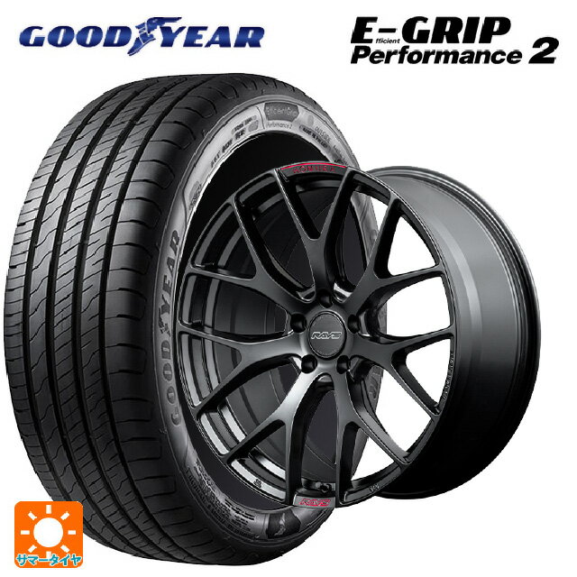 225/50R18 99W グッドイヤー エフィシェントグリップ パフォーマンス2 レイズ ホムラ 2X7FT スポーツエディション B7J 18-7.5J 国産車用 サマータイヤホイール4本セット
