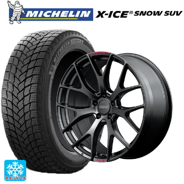 トヨタ アルファード(40系)用 225/55R19 103T XL ミシュラン 正規品 エックスアイス スノー SUV レイズ ホムラ 2X7FT スポーツエディション B7J 新品スタッドレスタイヤホイール 4本セット