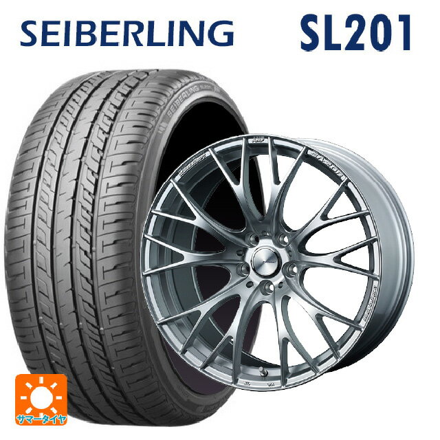 【4/19〜20限定 最大3万円OFFクーポン】225/35R20 90Y XL セイバーリング セイバーリング SL201(ブリヂストン工場生産） ウェッズ ウェッズスポーツ SA20R VI-SILVER 20-8.5J 国産車用 サマータイヤホイール4本セット