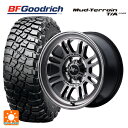 265/70R17 121/118Q BFグッドリッチ マッドテレーン TA KM3 ブラックレター 正規品 マルカサービス ナイトロパワー M16 アサルト スティールクリア 17-8J 国産車用 サマータイヤホイール4本セット