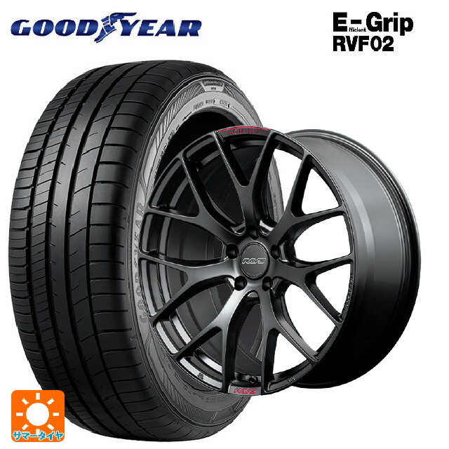 245/40R19 98W XL グッドイヤー エフィシェントグリップ RVF02 レイズ ホムラ 2X7FT スポーツエディション B7J 19-8.5J 国産車用 サマータイヤホイール4本セット