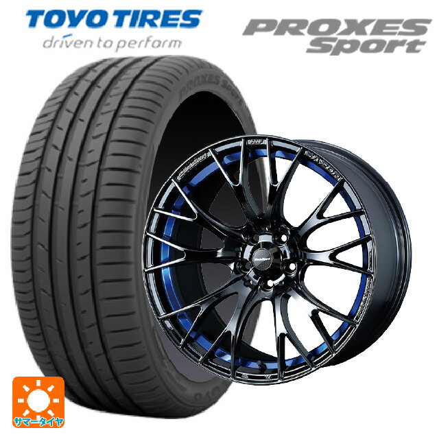 【3/20〜 最大3万円OFFクーポン】トヨタ カローラ スポーツ(210系)用 225/40R18 92Y トーヨー プロクセス スポーツ ウェッズ ウェッズスポーツ SA20R BLC2 新品サマータイヤホイール 4本セット