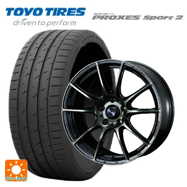 【6/22 20時〜 全品P5倍＆クーポン】245/40R18 97Y XL トーヨー プロクセス スポーツ2 ウェッズ ウェッズスポーツ SA25R WBC 18-8.5J 国産車用 サマータイヤホイール4本セット