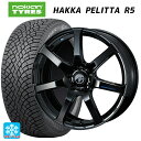 【5/9 20時〜 最大3万円OFFクーポン】215/45R17 91T XL ノキアン ハッカペリッタR5 ウェッズ レオニス ナヴィア07 PBK 17-7J 国産車用 スタッドレスタイヤホイール4本セット