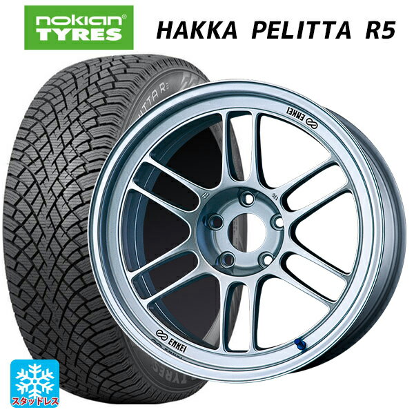 【6/22 20時〜 全品P5倍＆クーポン】205/50R17 93R XL ノキアン ハッカペリッタR5 エンケイ レーシング RPF1 シルバー 17-7J 国産車用 スタッドレスタイヤホイール4本セット
