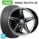 トヨタ GRヤリス(PA系)用 225/40R18 92T XL ノキアン ハッカペリッタR5 ウェッズ エフゼロ FZ-3 DIAMOND BLACK 新品スタッドレスタイヤホイール 4本セット
