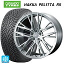 225/40R19 93T XL ノキアン ハッカペリッタR5 ウェッズ エフゼロ FZ-5 BRUSHED 19-8.5J 国産車用 スタッドレスタイヤホイール4本セット