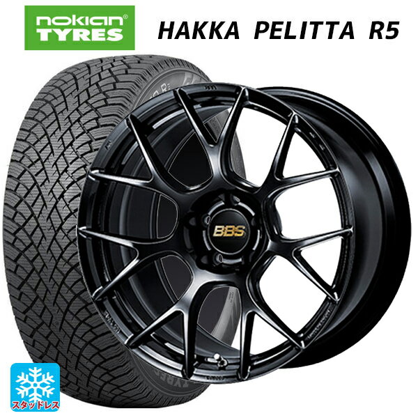 【5/20限定 最大3万円OFFクーポン】ホンダ シビック タイプR(FL5)用 245/40R18 97T XL ノキアン ハッカペリッタR5 RE-V7 BK 新品スタッドレスタイヤホイール 4本セット