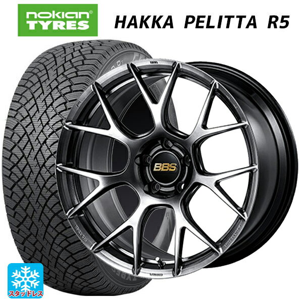 【5/20限定 最大3万円OFFクーポン】ホンダ シビック タイプR(FL5)用 245/40R18 97T XL ノキアン ハッカペリッタR5 RE-V7 DB 新品スタッドレスタイヤホイール 4本セット