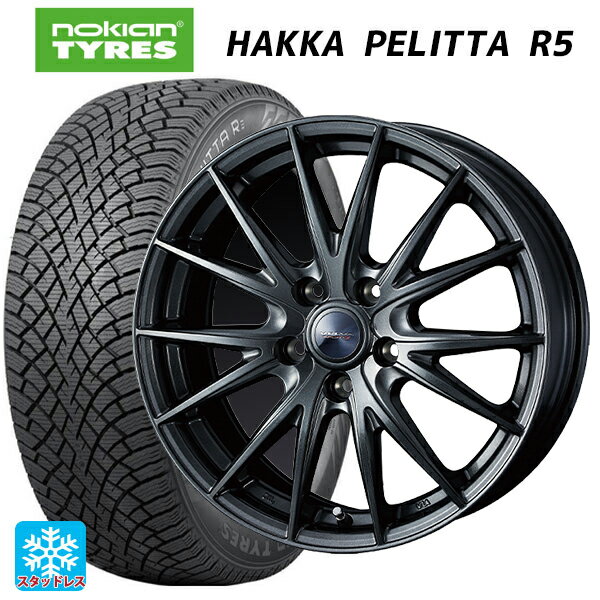 トヨタ プリウス(60系)用 225/45R19 96T XL ノキアン ハッカペリッタR5 ヴェルバ スポルト2 ディープメタル2 新品スタッドレスタイヤホイール 4本セット