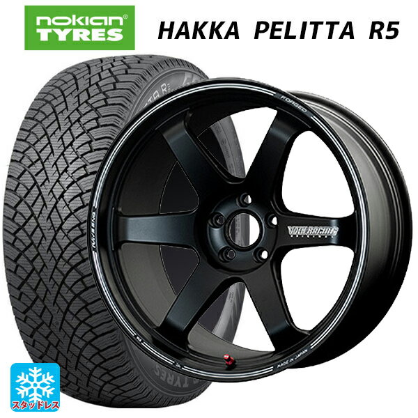 【6/11 1:59迄 全品ポイント5倍】245/45R19 102T XL ノキアン ハッカペリッタR5 レイズ ボルクレーシング TE37ウルトラ トラックエディション2 BC 19-8.5J 国産車用 スタッドレスタイヤホイール4本セット