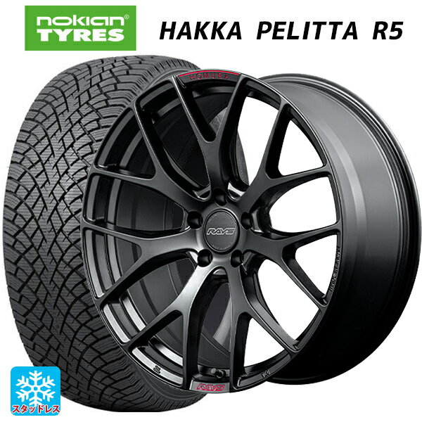 【最大3万円OFFクーポン 5/16 1:59迄】245/45R19 102T XL ノキアン ハッカペリッタR5 レイズ ホムラ 2X7FT スポーツエディション B7J 19-8.5J 国産車用 スタッドレスタイヤホイール4本セット