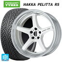 245/45R19 102T XL ノキアン ハッカペリッタR5 ワーク エモーション T5R 2P WHT 19-8.5J 国産車用 スタッドレスタイヤホイール4本セット