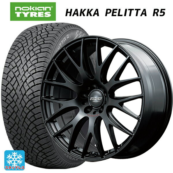 【6/11 1:59迄 全品ポイント5倍】225/45R19 96T XL ノキアン ハッカペリッタR5 レイズ ホムラ 2X9 プラス スポーツエディション B7J 19-8J 国産車用 スタッドレスタイヤホイール4本セット