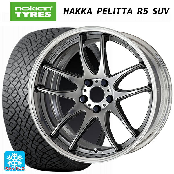 【6/22 20時〜 全品P5倍＆クーポン】225/60R18 104R XL ノキアン ハッカペリッタR5 SUV ワーク エモーション CR 2P GTS 18-7J 国産車用 スタッドレスタイヤホイール4本セット