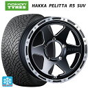 【最大3万円OFFクーポン 4/27 9:59迄】215/70R16 100R ノキアン ハッカペリッタR5 SUV タナベ SSR ディバイド TR-6 フラットブラックポリッシュ 16-5.5J 国産車用 スタッドレスタイヤホイール4本セット