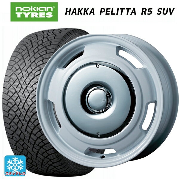 【9/3 20時〜 全品P5倍＆クーポン】シトロエン ベルランゴ(K9C)用 215/65R16 102R XL ノキアン ハッカペリッタR5 SUV # ティーエーエス コレクティブライン ラテ ホワイト/クローム 新品スタッドレスタイヤホイール 4本セット