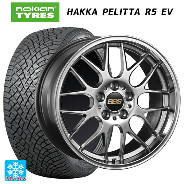 スバル フォレスター(SL系)用 235/50R19 103T XL ノキアン ハッカペリッタR5 EV BBS RG-R DB 新品スタッドレスタイヤホイール 4本セット