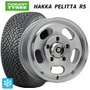 205/55R16 94R XL ノキアン ハッカペリッタR5 エムエルジェイ エクストリームJ Dスロット ポリッシュ 16-6.5J 国産車用 スタッドレスタイヤホイール4本セット