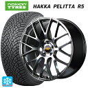 245/45R19 102T XL ノキアン ハッカペリッタR5 エムアイディー MID エクスクルーシブ 028F ハイパーメタルコートミラーカット 19-8J 国産車用 スタッドレスタイヤホイール4本セット