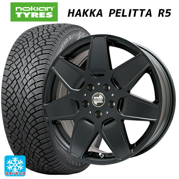 ミニ ミニクロスオーバー(F60)用 2022年製 225/50R18 99R XL ノキアン ハッカペリッタR5(限定) ケレナーズ エムセブン マットブラック 新品スタッドレスタイヤホイール 4本セット