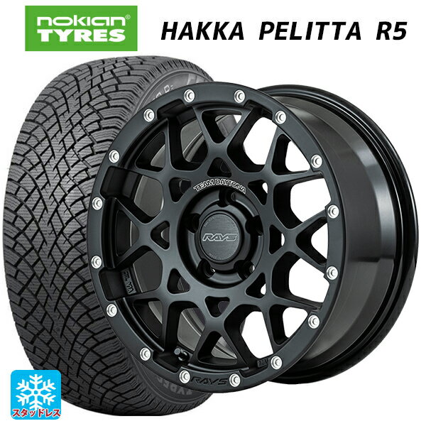 215/45R17 91T XL ノキアン ハッカペリッタR5 レイズ チームデイトナ M8 N2 17-7J 国産車用 スタッドレスタイヤホイール4本セット