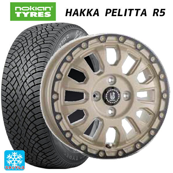 【最大3万円OFFクーポン 5/16 1:59迄】トヨタ アクア(PK16/PK15系)用 195/55R16 91R XL ノキアン ハッカペリッタR5 ラ・ストラーダ アベンチュラ SDAR 新品スタッドレスタイヤホイール 4本セット