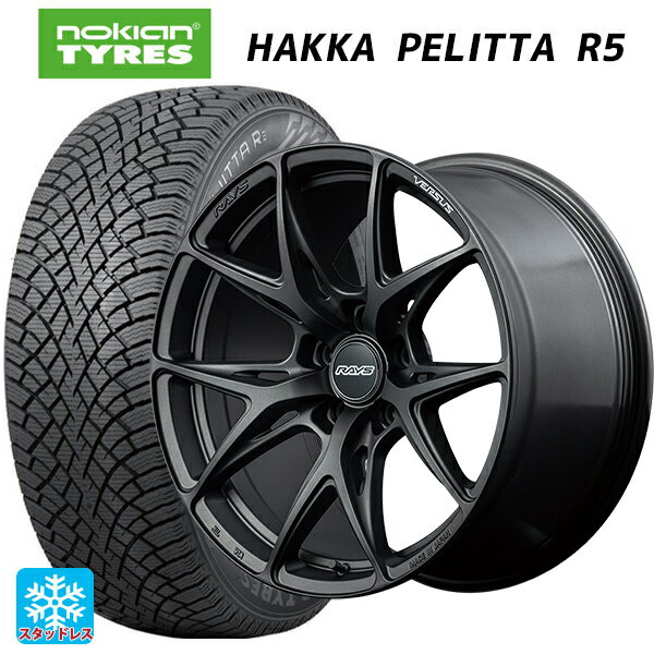 【6/11 1:59迄 全品ポイント5倍】245/40R19 98T XL ノキアン ハッカペリッタR5 レイズ ベルサス VV21S APJ 19-8.5J 国産車用 スタッドレスタイヤホイール4本セット