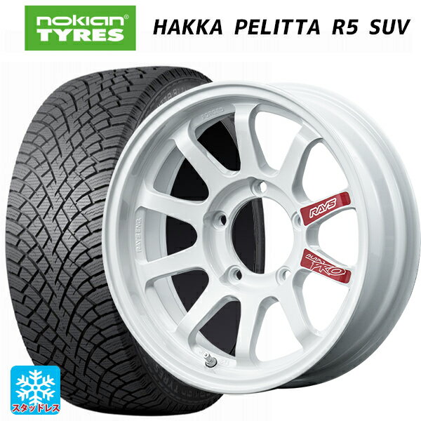 スズキ ジムニーシエラ(74系)用 215/70R16 100R ノキアン ハッカペリッタR5 SUV レイズ A LAP J プロ DW 新品スタッドレスタイヤホイール 4本セット