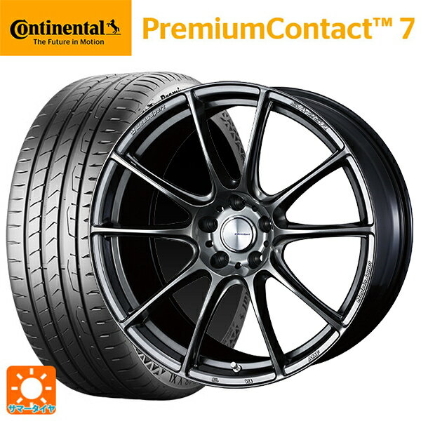 ホンダ ZR-V(RZ4)用 225/55R18 98V コンチネンタル プレミアムコンタクト 7 正規品 ウェッズ ウェッズスポーツ SA25R PSB 新品サマータイヤホイール 4本セット