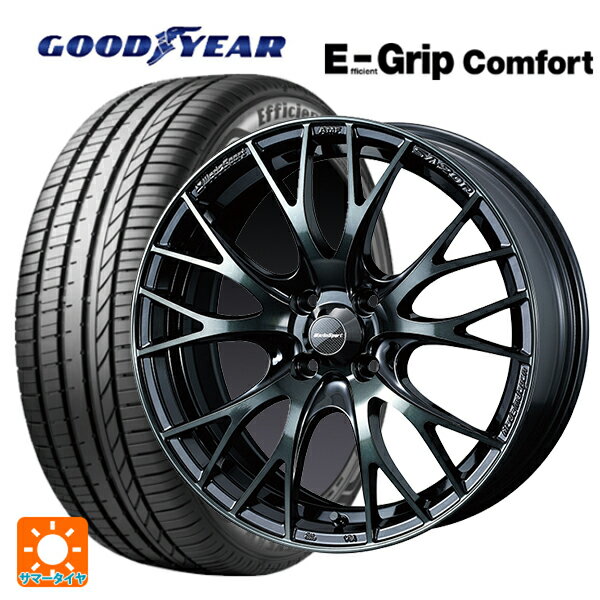 【6/15〜16限定 全品P5倍＆クーポン】165/50R16 75V グッドイヤー エフィシェントグリップ コンフォート ウェッズ ウェッズスポーツ SA20R WBC 16-5J 国産車用 サマータイヤホイール4本セット