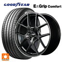 ミツビシ デリカD5(3DA系)用 245/45R19 102W XL グッドイヤー エフィシェントグリップ コンフォート エムアイディー MID エクスクルーシブ 025F セミグロスガンメタ+リムエッジDC+ロゴマシニング 新品サマータイヤホイール 4本セット