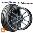 225/35R19 88W XL グッドイヤー エフィシェントグリップ コンフォート エンケイ レーシング GTC02 ハイパーシルバー 19-8J 国産車用 サマータイヤホイール4本セット