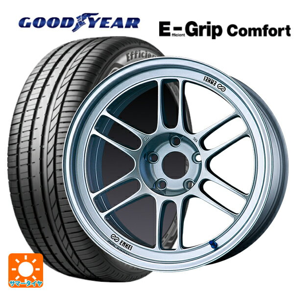 205/60R16 92H グッドイヤー エフィシェントグリップ コンフォート エンケイ レーシング RPF1 シルバー 16-7J 国産車用 サマータイヤホイール4本セット
