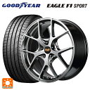 【7/19 20時~ 最大3万円OFFクーポン】215/45R18 93W XL グッドイヤー イーグルF1 スポーツ エムアイディー MID エクスクルーシブ 025F ハイパーメタルコートブラシュドフィニッシュ 18-7J 国産車用 サマータイヤホイール4本セット