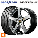 【7/19 20時~ 最大3万円OFFクーポン】215/45R18 93W XL グッドイヤー イーグルF1 スポーツ エムアイディー MID エクスクルーシブ 050F ハイパーメタルコートミラーカット 18-7J 国産車用 サマータイヤホイール4本セット