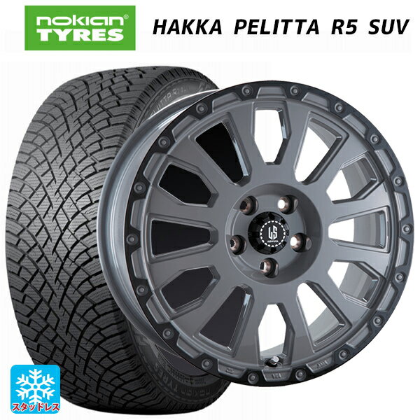 235/65R18 110R XL ノキアン ハッカペリッタR5 SUV 阿部商会 ラ・ストラーダ アベンチュラ SGAR 18-8J 国産車用 スタッドレスタイヤホイール4本セット