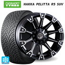 トヨタ ランドクルーザープラド(150系)用 275/55R20 117R XL ノキアン ハッカペリッタR5 SUV MG モンスター マットブラックポリッシュ 新品スタッドレスタイヤホイール 4本セット