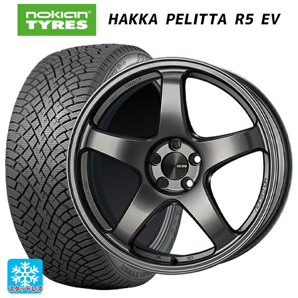 【6/22 20時〜 全品P5倍＆クーポン】スバル フォレスター(SL系)用 235/50R19 103T XL ノキアン ハッカペリッタR5 EV エンケイ パフォーマンスライン PF05 DS 新品スタッドレスタイヤホイール 4本セット