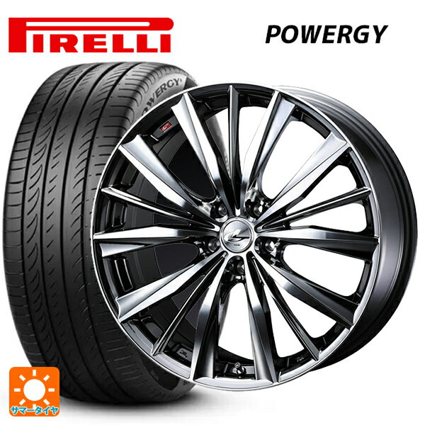 【6/22 20時〜 全品P5倍＆クーポン】215/50R17 95W XL ピレリ パワジー 正規品 ウェッズ レオニス VX BMCMC 17-7J 国産車用 サマータイヤホイール4本セット