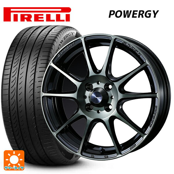 【6/22 20時〜 全品P5倍＆クーポン】205/60R16 92V ピレリ パワジー 正規品 ウェッズ ウェッズスポーツ SA25R WBC 16-6.5J 国産車用 サマータイヤホイール4本セット