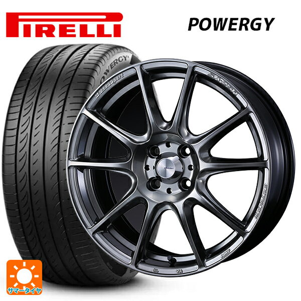 【6/22 20時〜 全品P5倍＆クーポン】185/60R15 84H ピレリ パワジー 正規品 ウェッズ ウェッズスポーツ SA25R PSB 15-6J 国産車用 サマータイヤホイール4本セット