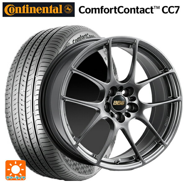 スバル クロストレック(5AA-GUE)用 225/60R17 99V コンチネンタル コンフォートコンタクト CC7 正規品 BBS RF DB 新品サマータイヤホイール 4本セット