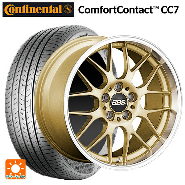 ホンダ ZR-V(RZ4)用 225/60R17 99V コンチネンタル コンフォートコンタクト CC7 正規品 BBS RG-R GLD 新品サマータイヤホイール 4本セット