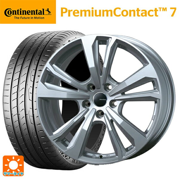 BMW X4M(F98)用 255/50R19 107Y XL コンチネンタル プレミアムコンタクト 7 正規品 ティーエーエス スマートライン 365 シルバー 新品サマータイヤホイール 4本セット