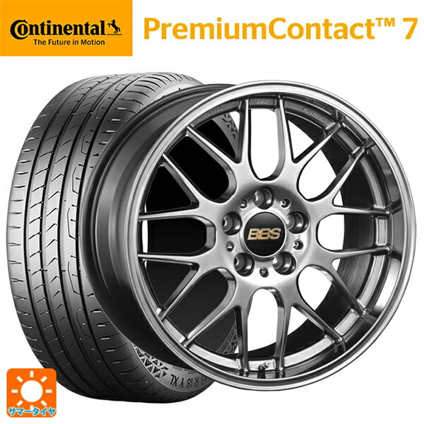 ミツビシ アウトランダーPHEV(5LA GNOW)用 235/60R18 107V XL コンチネンタル プレミアムコンタクト 7 正規品 BBS RG-R DB 新品サマータイヤホイール 4本セット